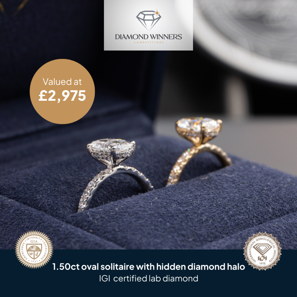 Win A 1.50ct Platinum or 18k Gold Ring (£2,975 Insured Value)