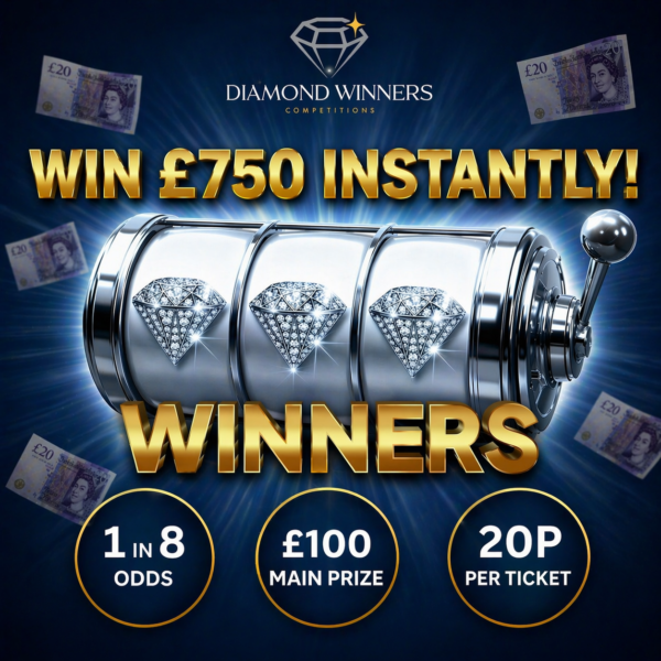 Diamond Winners! 1 in 8 Odds!