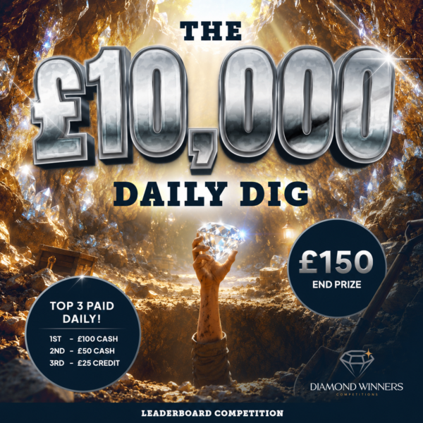 The £10,000 Daily Dig Leaderboard! Top 3 Paid Daily!