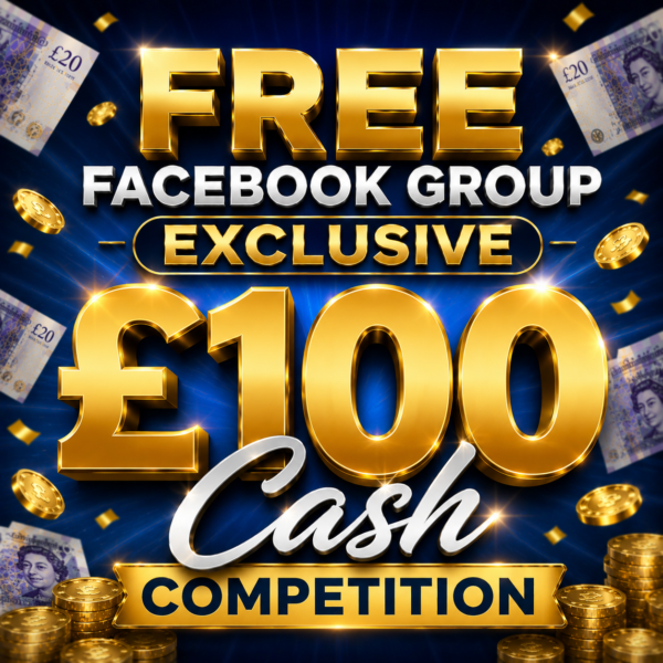 £100 Cash! Facebook VIP Group Exclusive.