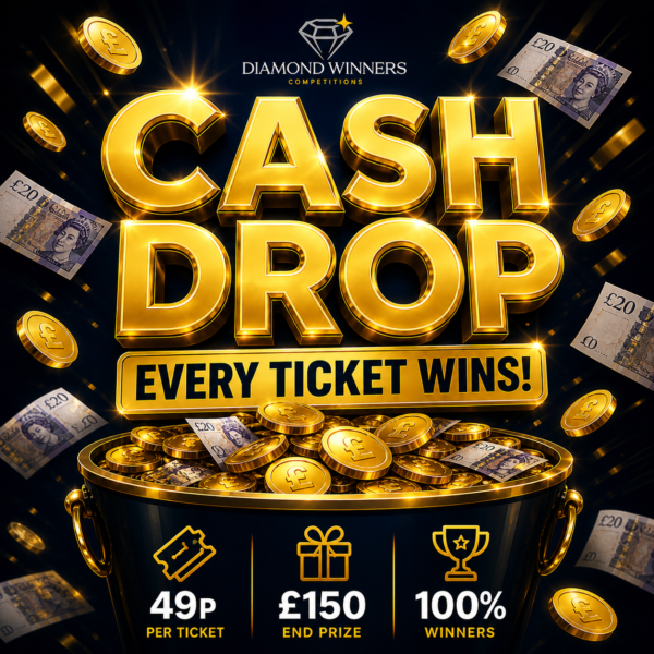 CASH DROP - Every Ticket Wins!