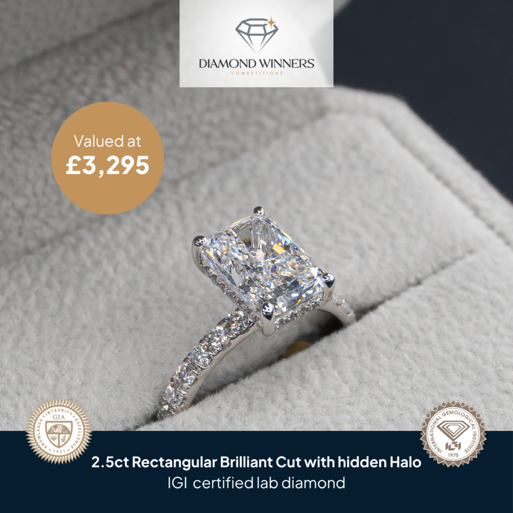Win A 2.52ct Diamond Platinum ring