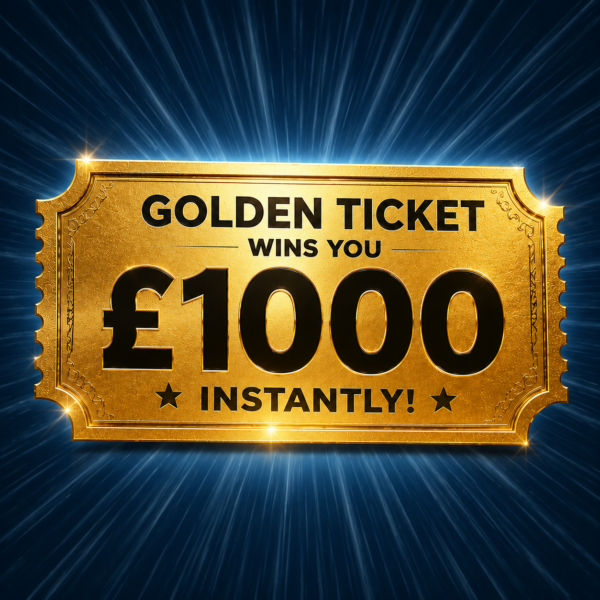 The Golden Ticket - £1,000 Cash!