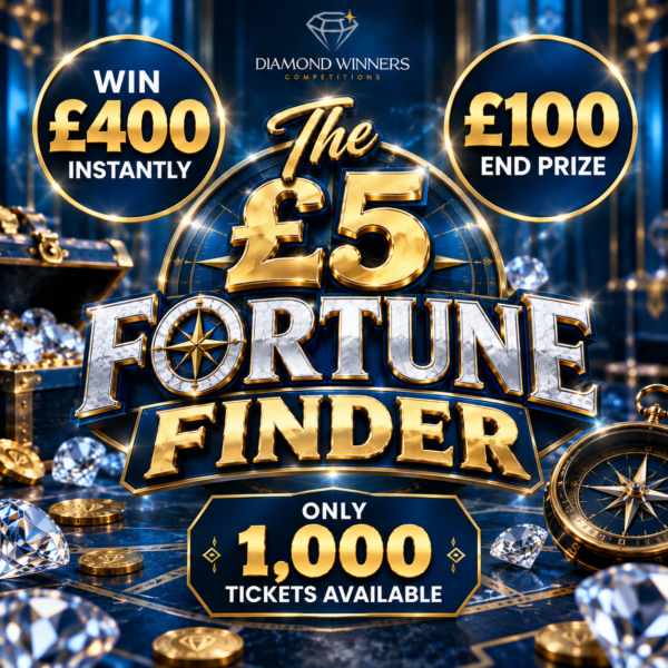 The £5 Fortune Finder! Win up to £400 Instantly!