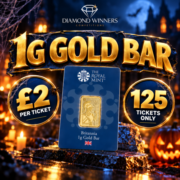 Win a 1g Investment Grade Gold Bar This Halloween!